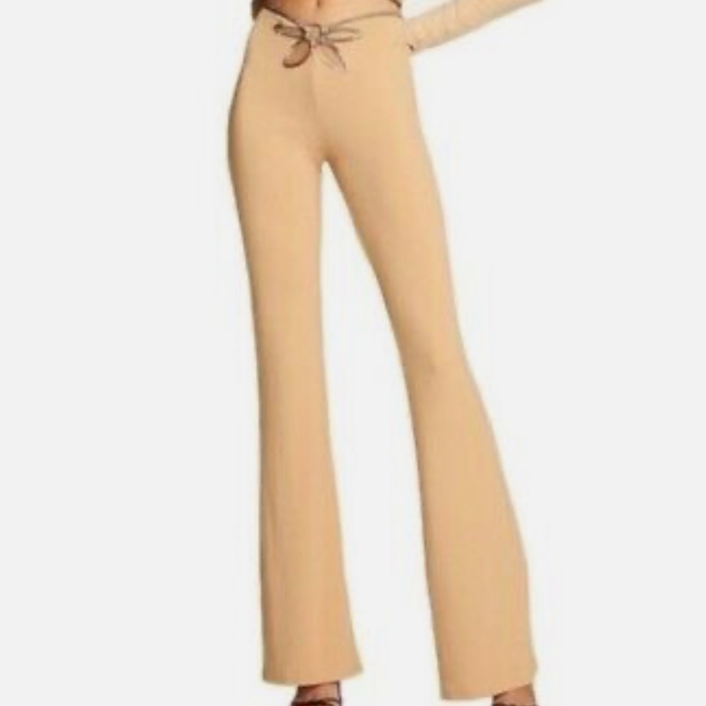 I.Am.Gia Tan Renalee Cut Out Flare Pants